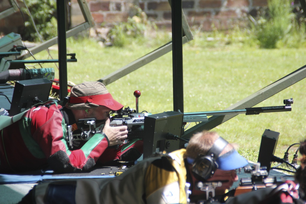 Shooting at Tondu Shooting Club for the Welsh 50Metre Championship