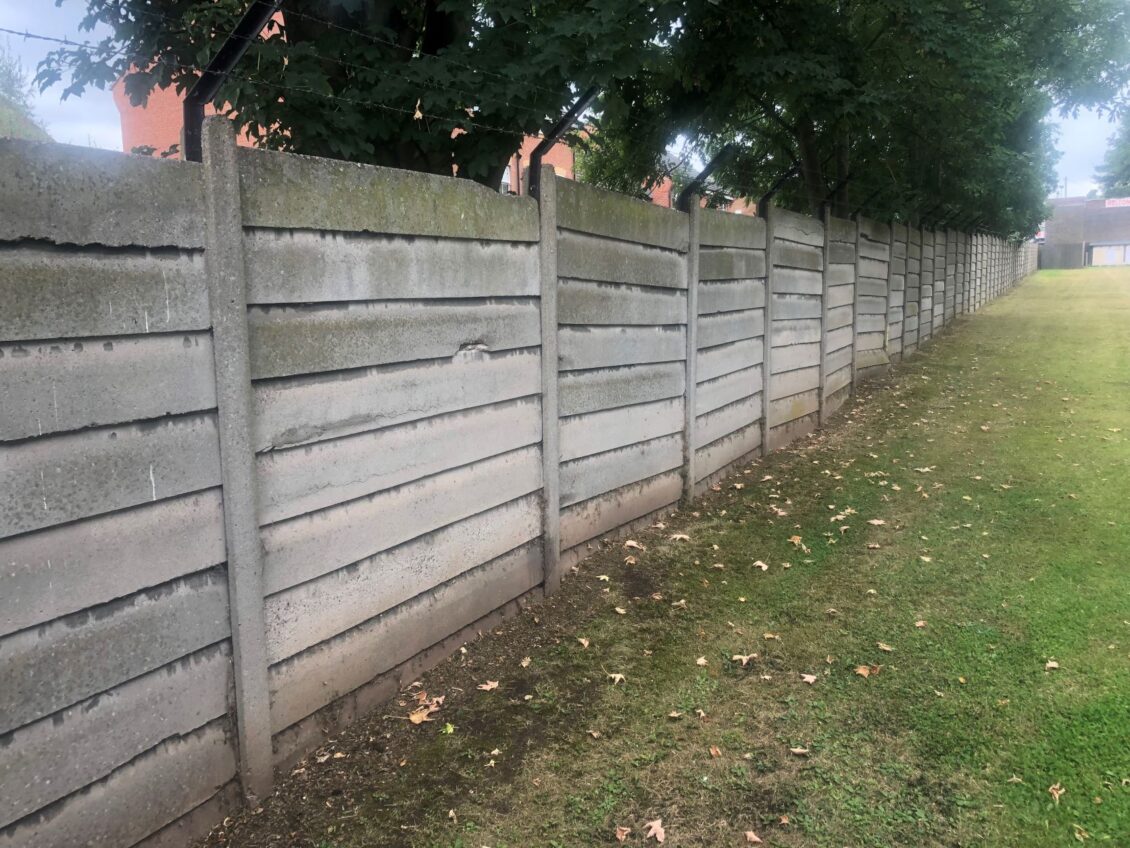 An old concrete wall